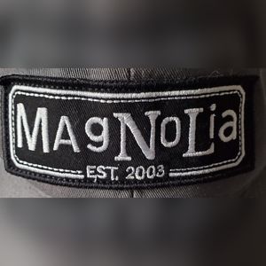 Magnolia Homes Gray Trucker Mesh Snapback Baseball Cap Hat - EUC